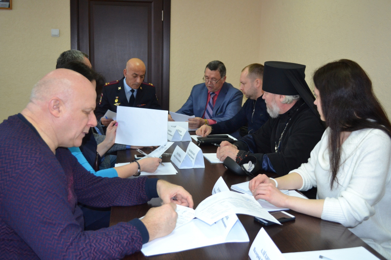 Священник принял участие в первом заседании обновленного Общественного совета в УМВД России по г.Ижевску