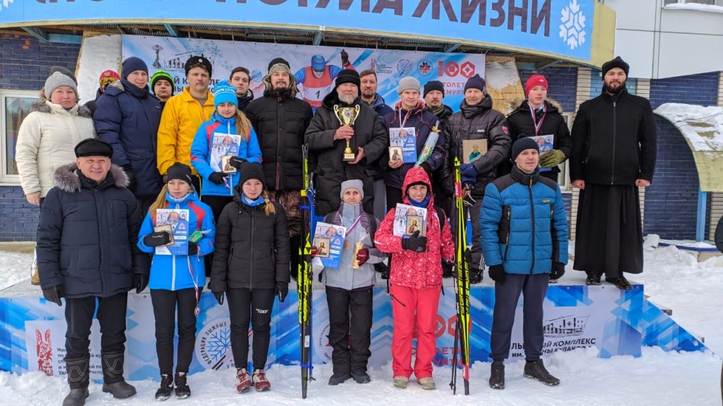 Военнослужащие Воткинского батальона приняли участие в IV епархиальных соревнованиях по лыжным гонкам