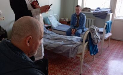 Служение в военном госпитале.